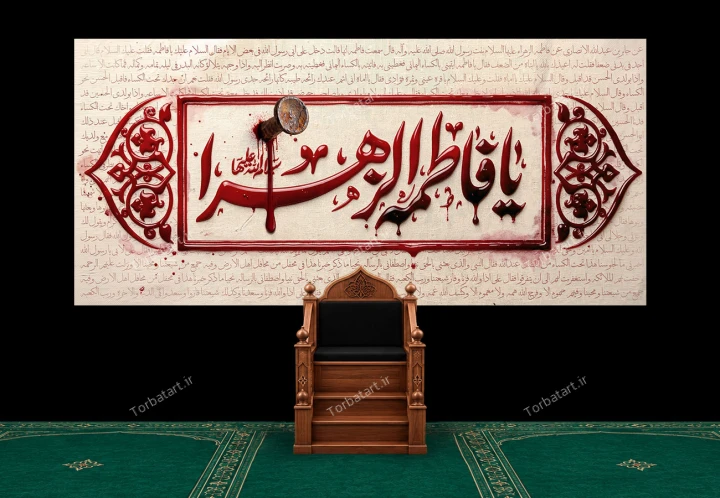 بنر شهادت حضرت زهراء سلام الله علیها