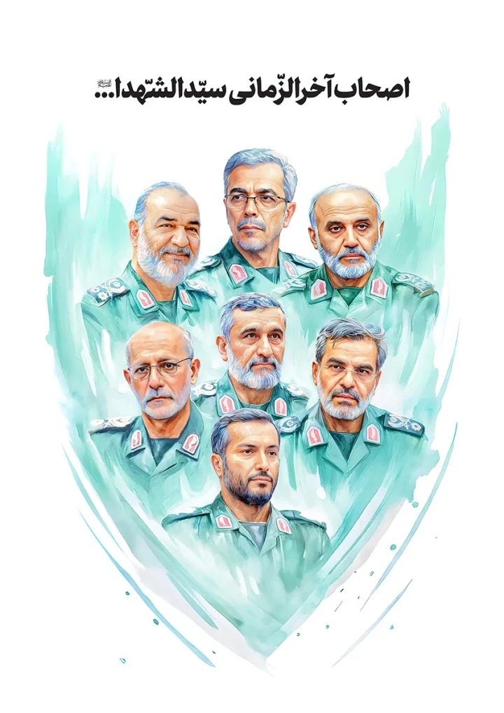 پوستر اصحاب آخر الزمانی سید الشهداء علیه السلام