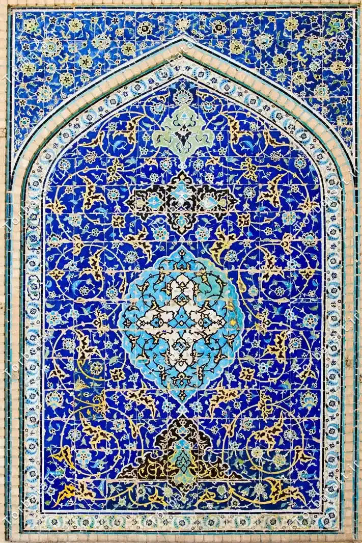 عکس کاشی کاری مسجد امام خمینی (ره) اصفهان — تصویر 2