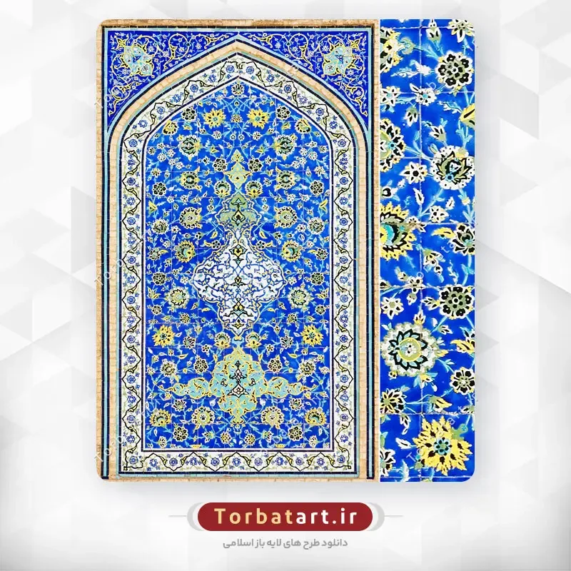 عکس کاشی کاری اسلامی مسجد