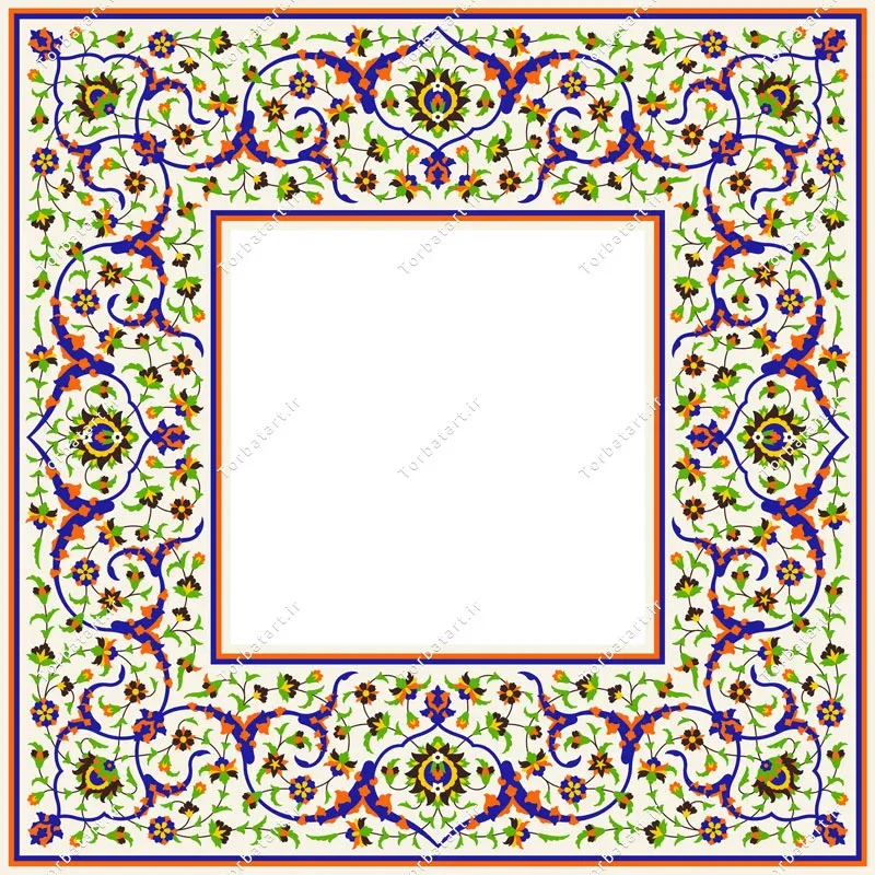 قاب نقوش گل و بوته — تصویر 2