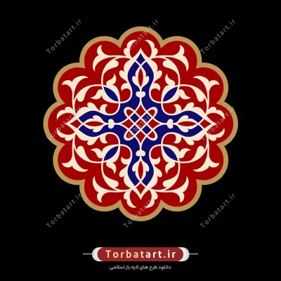 وکتور اسلیمی مدور