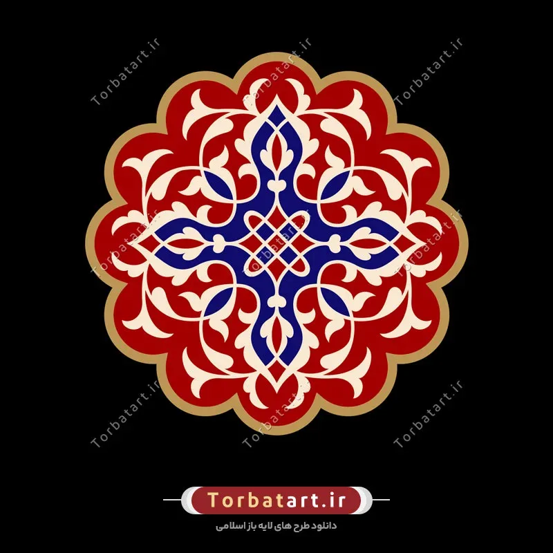 وکتور اسلیمی مدور