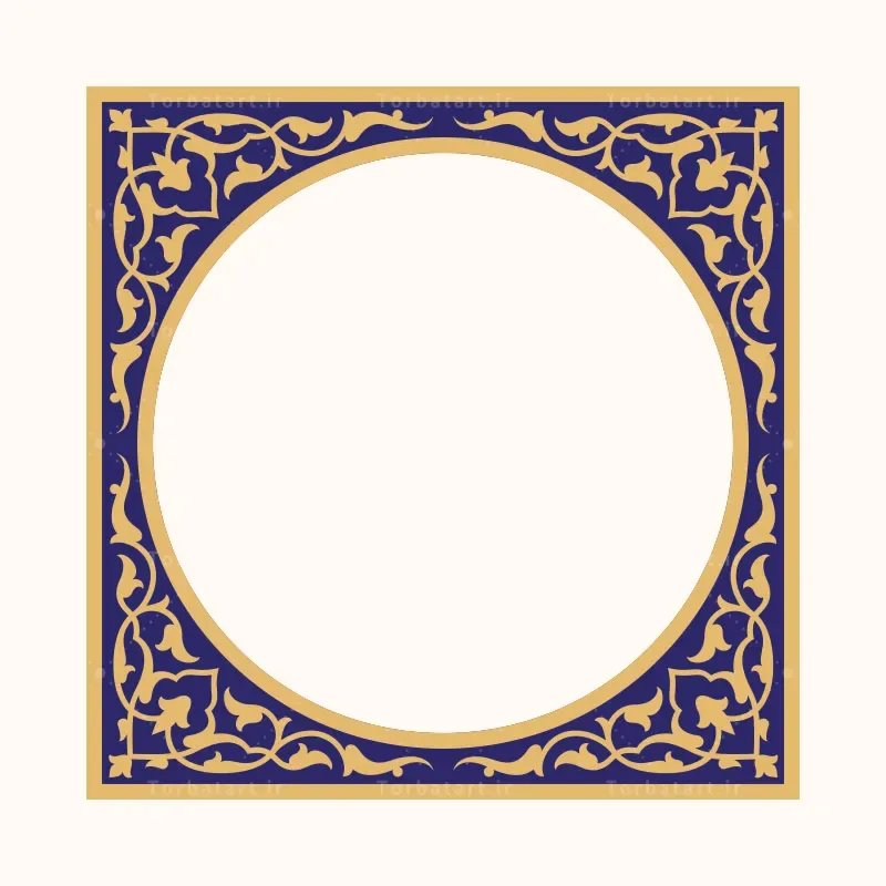 قاب تزئینی اسلیمی