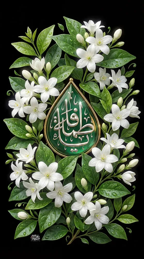 کتیبه پناهی جز زهراء (س) نداریم — تصویر 3