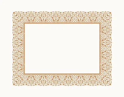 وکتور کادر تذهیب