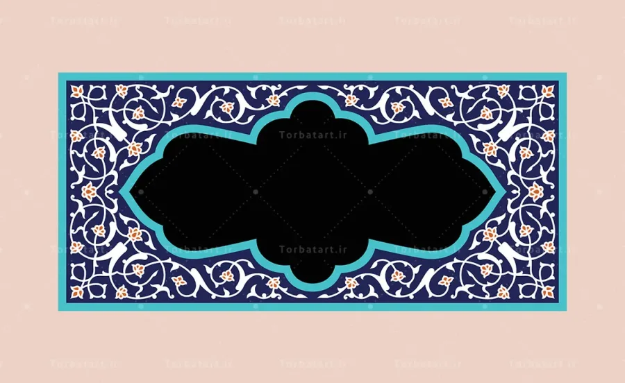 طرح کادر لچکی اسلیمی