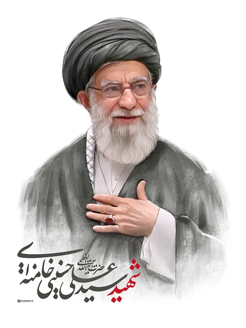 پرتره آیت الله العظمی شهید سید علی خامنه ای