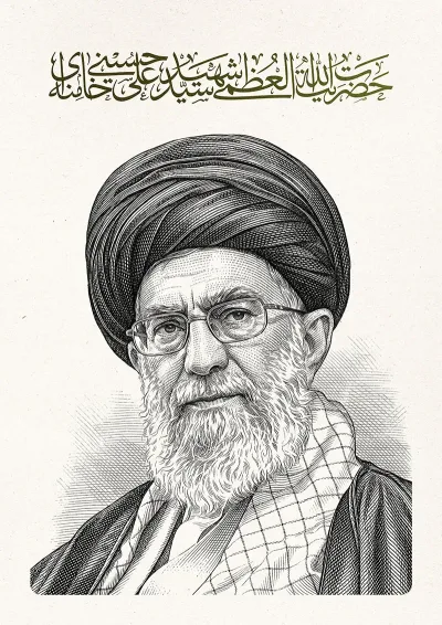 پوستر شهید آیت الله خامنه ای
