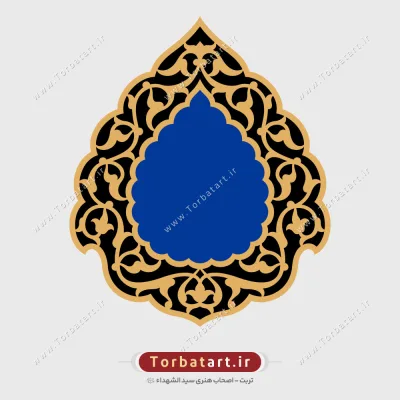 وکتور قاب اسلیمی تزئینی