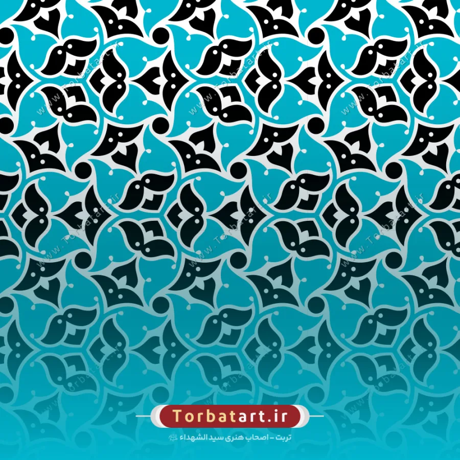 طرح وکتور نقش اسلیمی مسجد