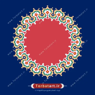 طرح وکتور شمسه اسلیمی
