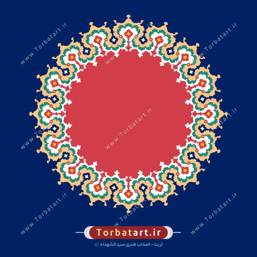 طرح وکتور شمسه اسلیمی