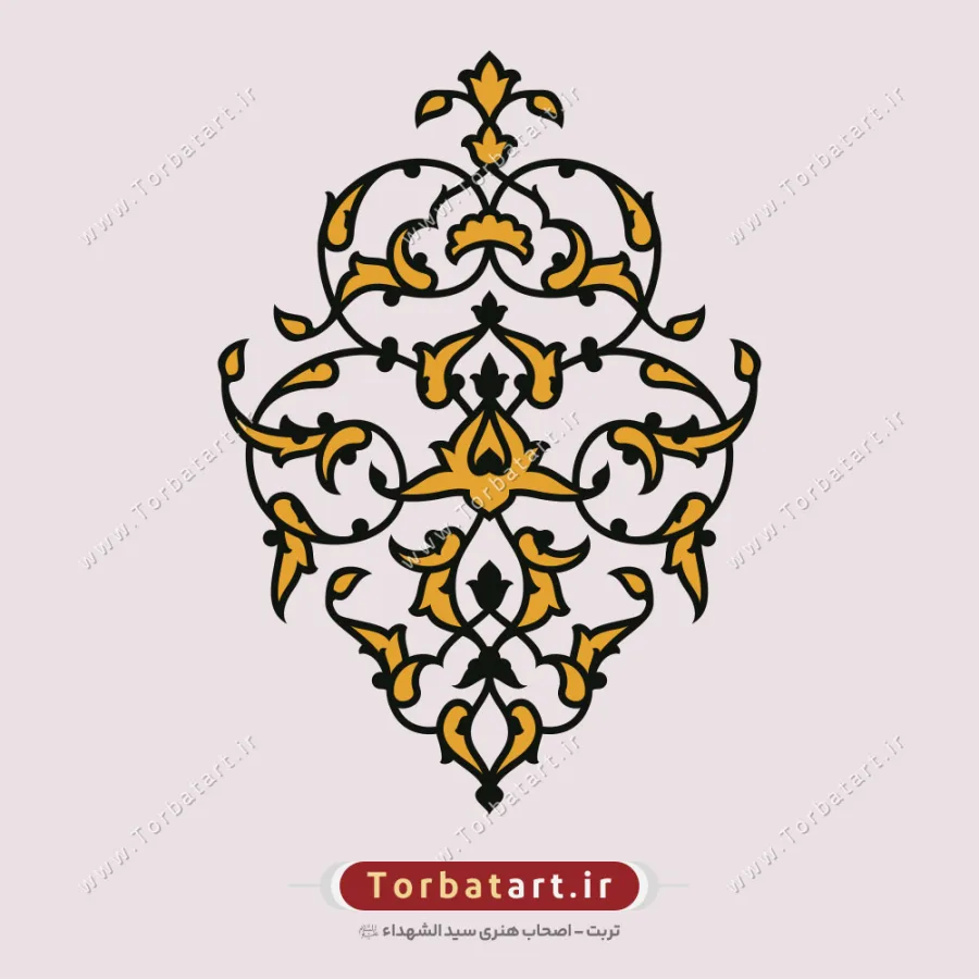 طرح گل و بوته اسلیمی