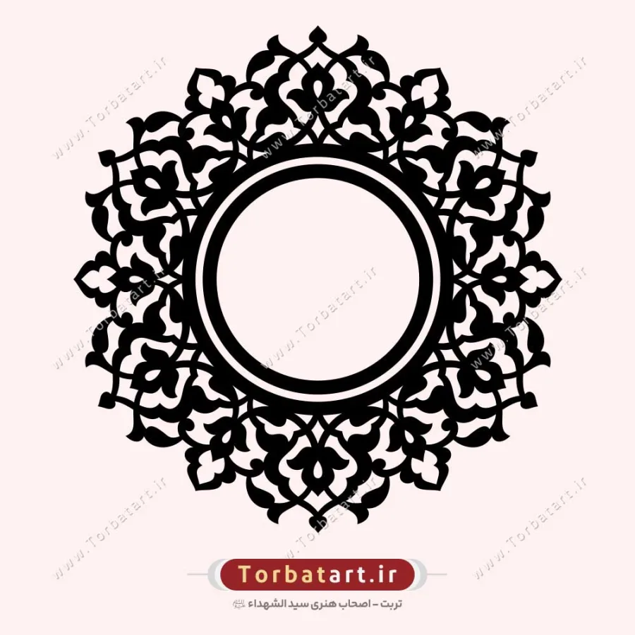 وکتور نقش مدور اسلیمی (3عدد)