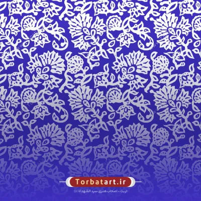 وکتور اسلیمی پترن گل و بوته