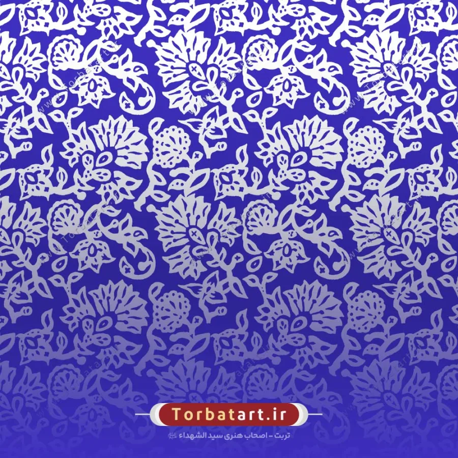 وکتور اسلیمی پترن گل و بوته