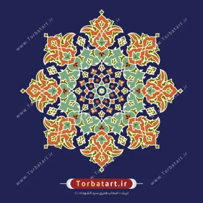 وکتور شمسه تذهیب