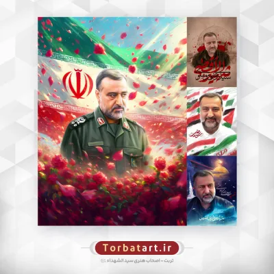 مجموعه آثار گرافیکی با موضوع شهید سید رضی موسوی