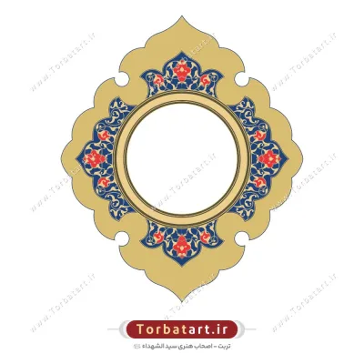 وکتور طرح اسلیمی ترنج