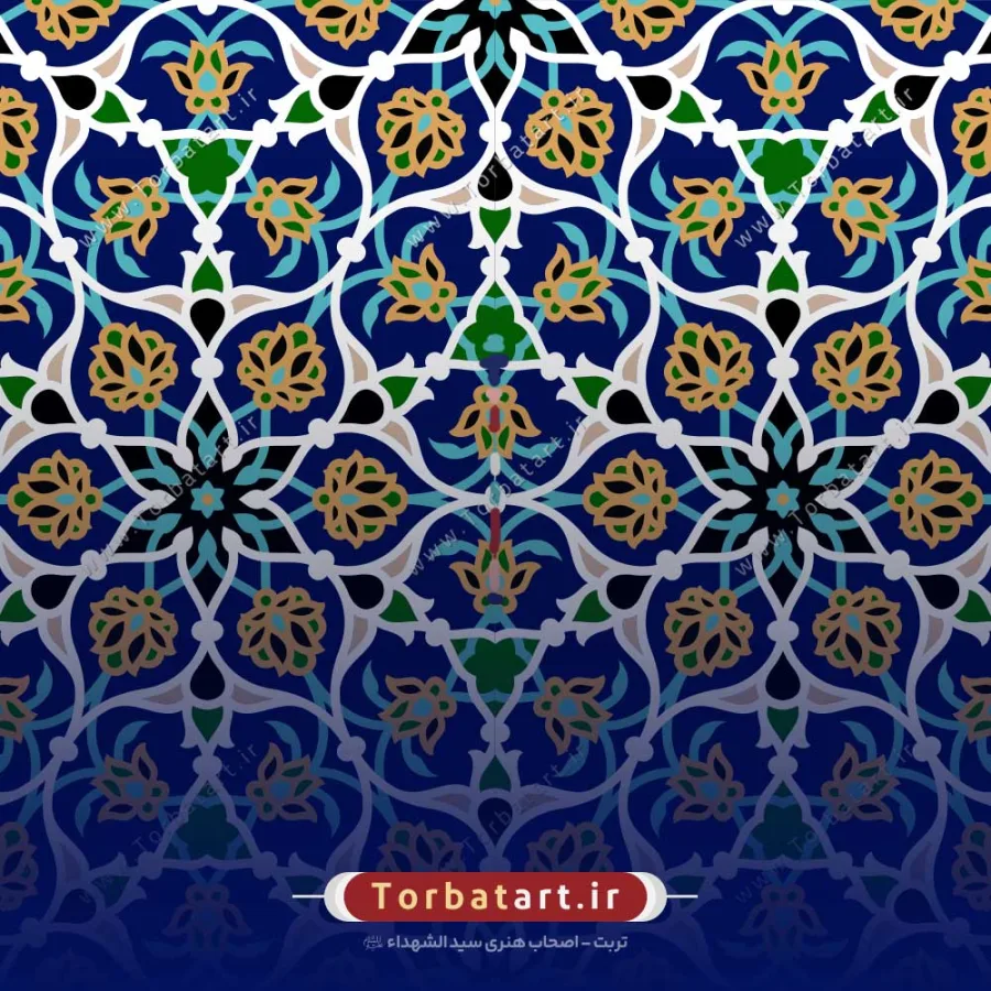 پترن اسلیمی تزئین مسجد